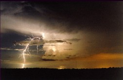 Anvil lightning