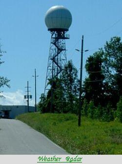 Canada King City weather radar station.